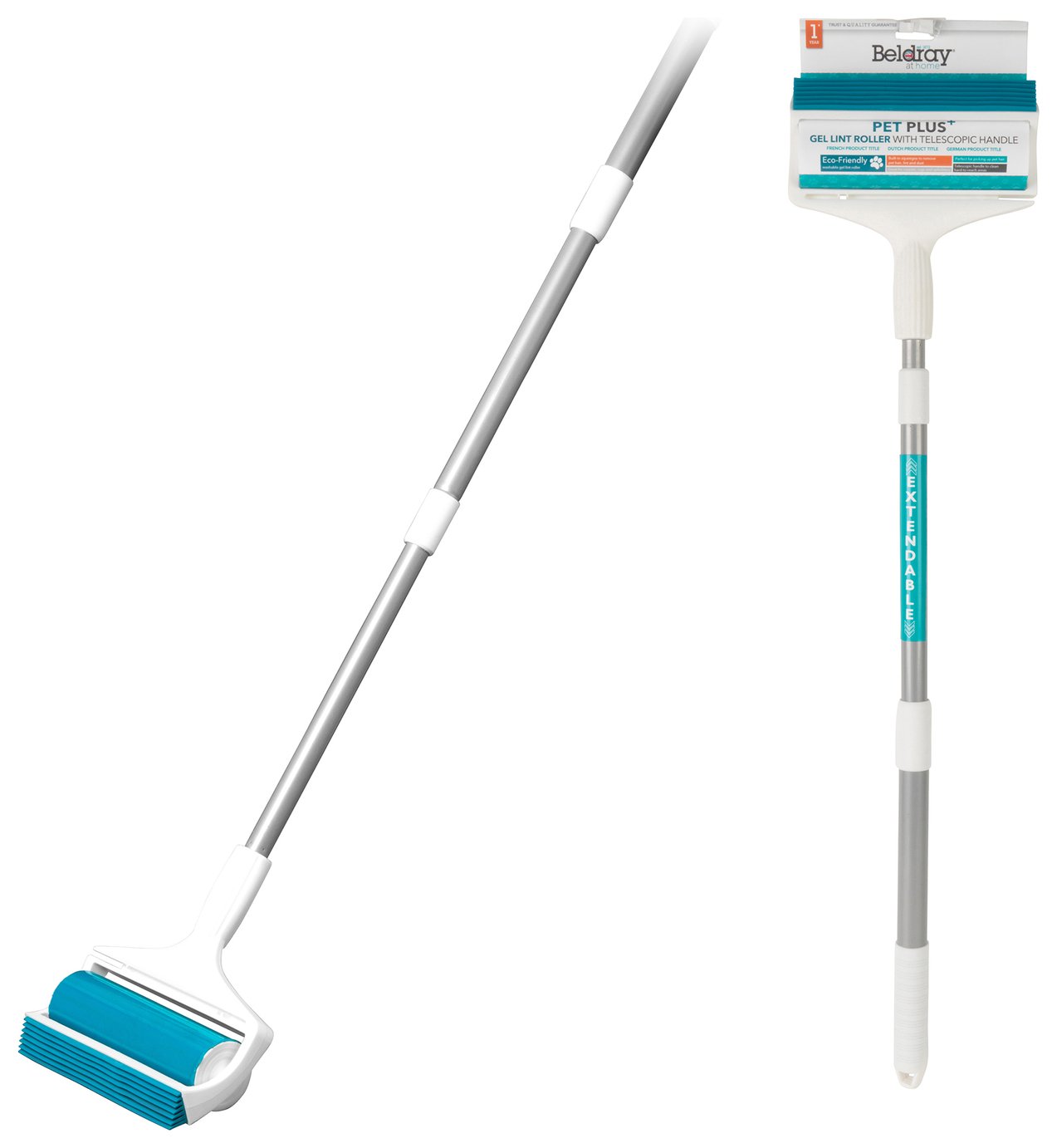 Beldray Pet Plus Gel Lint Roller and Handle