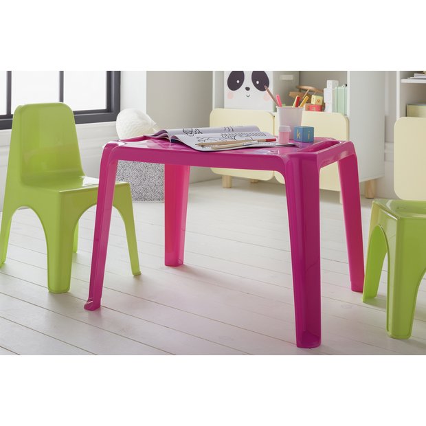 Buy Bica Kids Plastic Table Pink Kids tables and chairs Argos