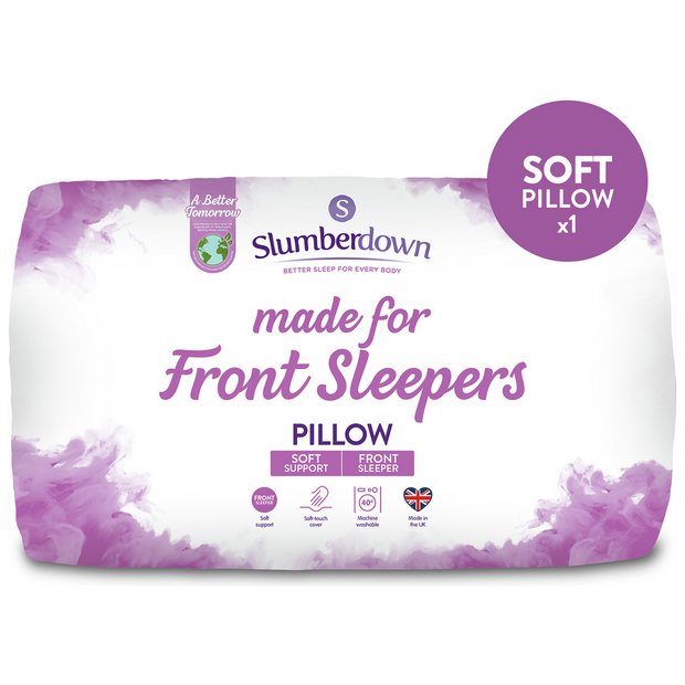 Front sleeper best sale pillow uk