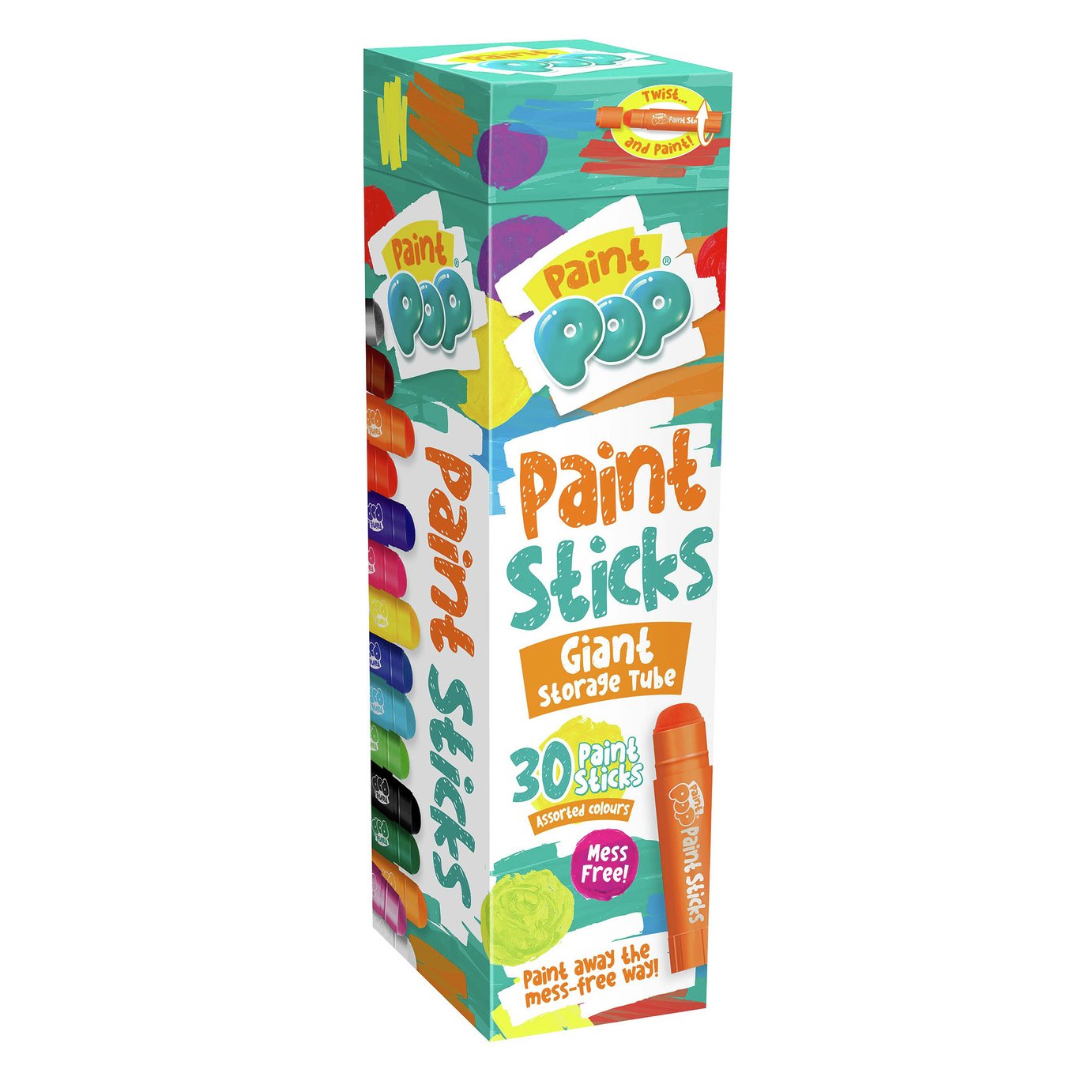 Paint Pop Jumbo 30 Pieces Paint Sticks