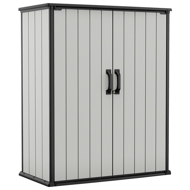 En team Voorwoord bord Buy Keter Premier Tall 1400L High Storage Cupboard | Garden storage boxes  and cupboards | Argos