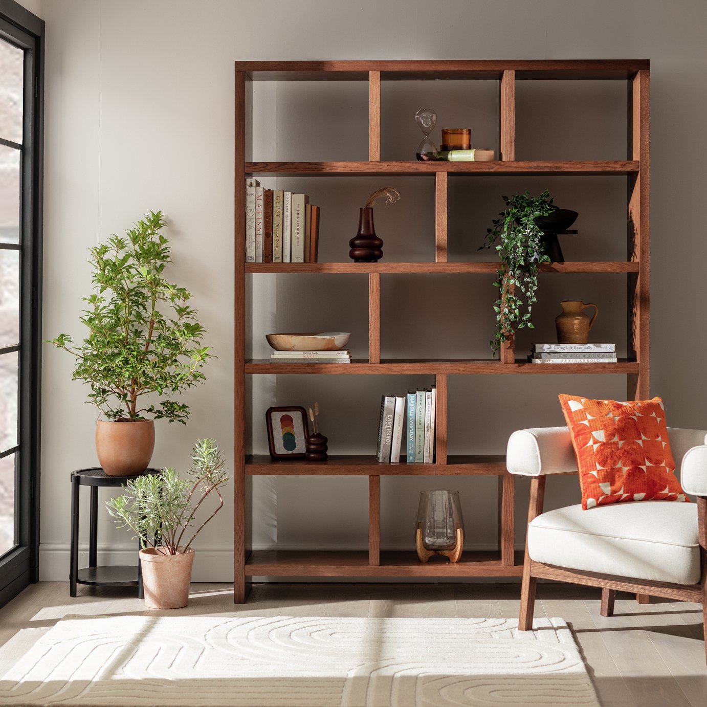 Habitat Hopkins Tall Bookcase - Walnut