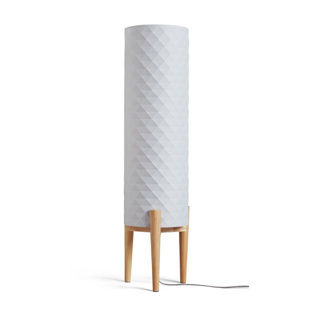 Buy Argos Home Skandi Geometric Column Floor Lamp Grey Floor Lamps Argos