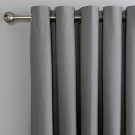 Greys Eyelet Curtains Argos