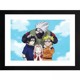 Naruto Photo Team Framed Wall Print - 40x30cm