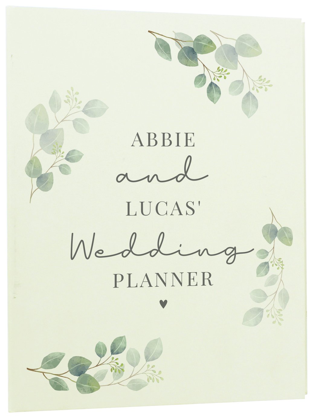 Personalised Message Botanical Wedding Planner