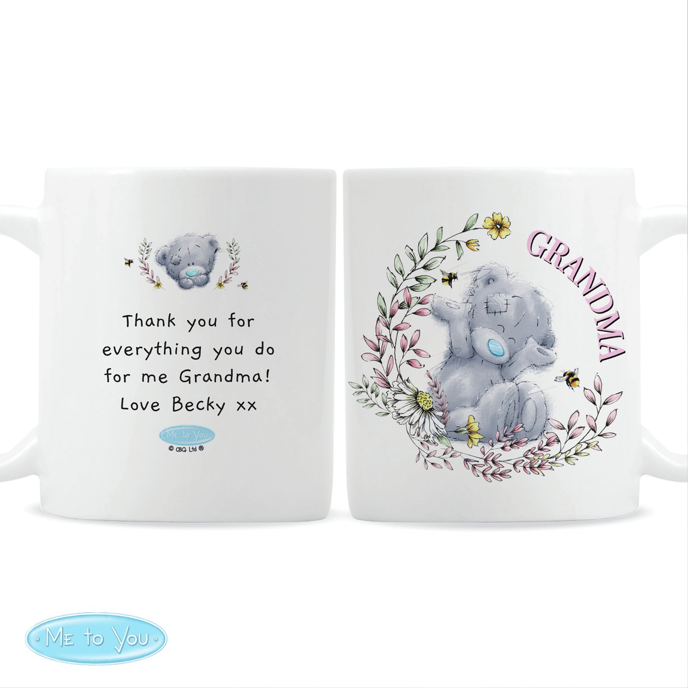 Personalised Message Me To You Bees Mug