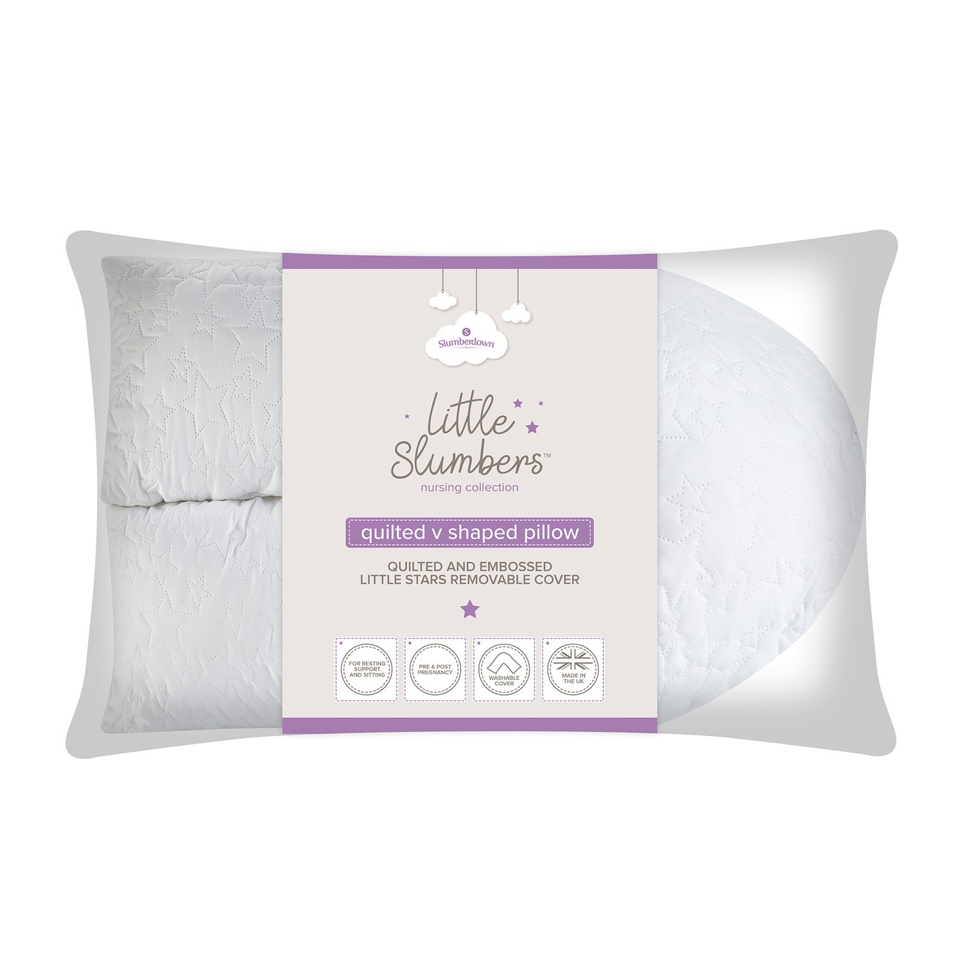 v pillow cover argos