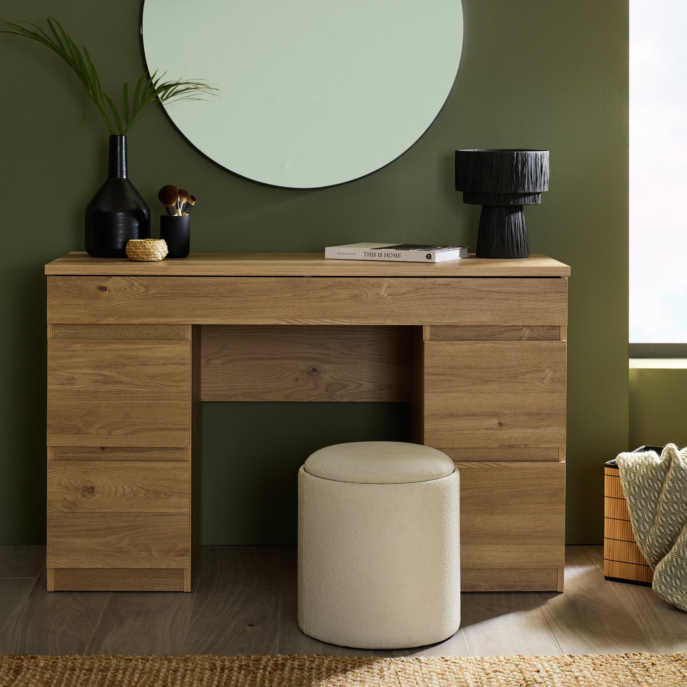 Argos Home Jenson Double Pedestal Dressing Table