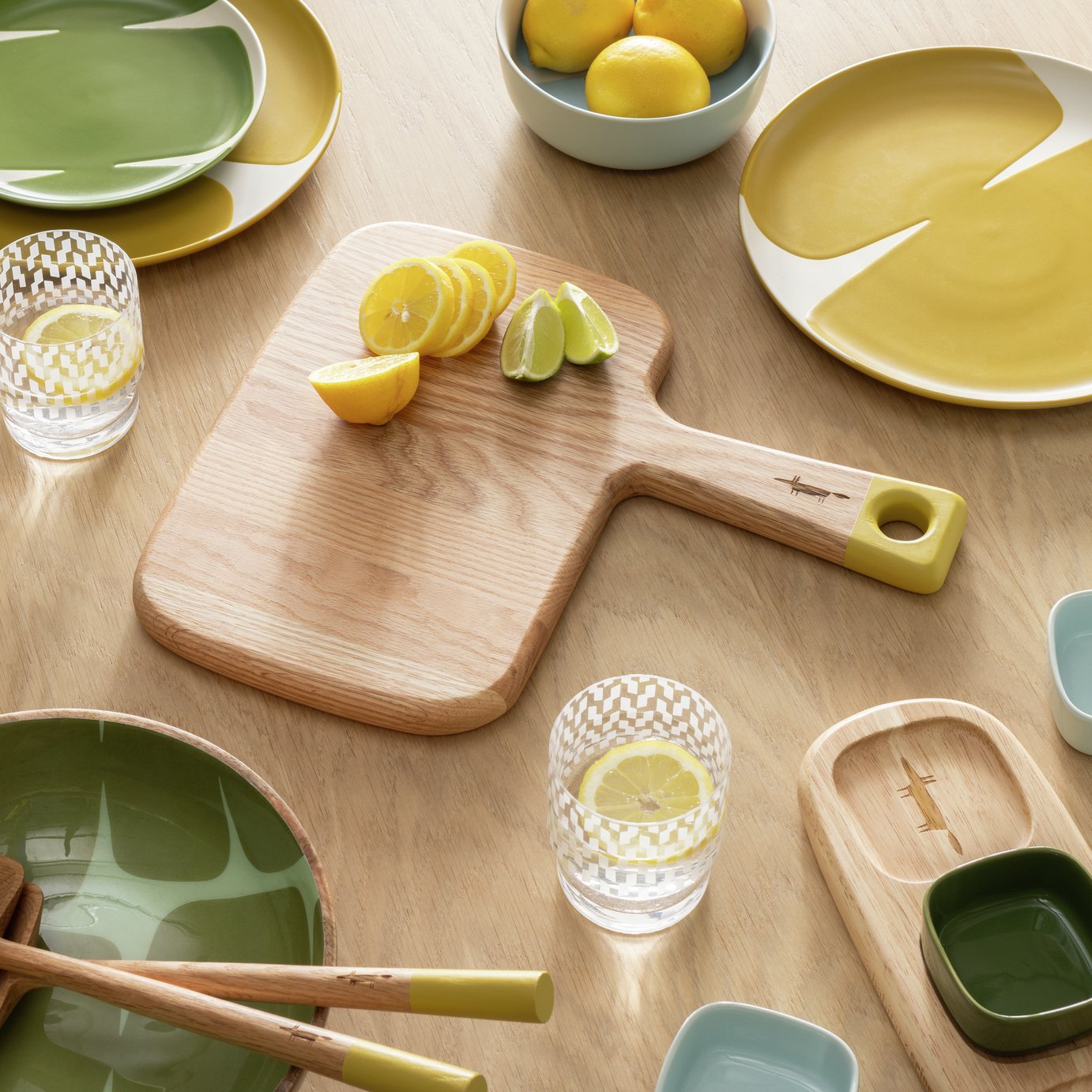 Habitat x Scion Lohko Oak Wood Serving Board - Oak