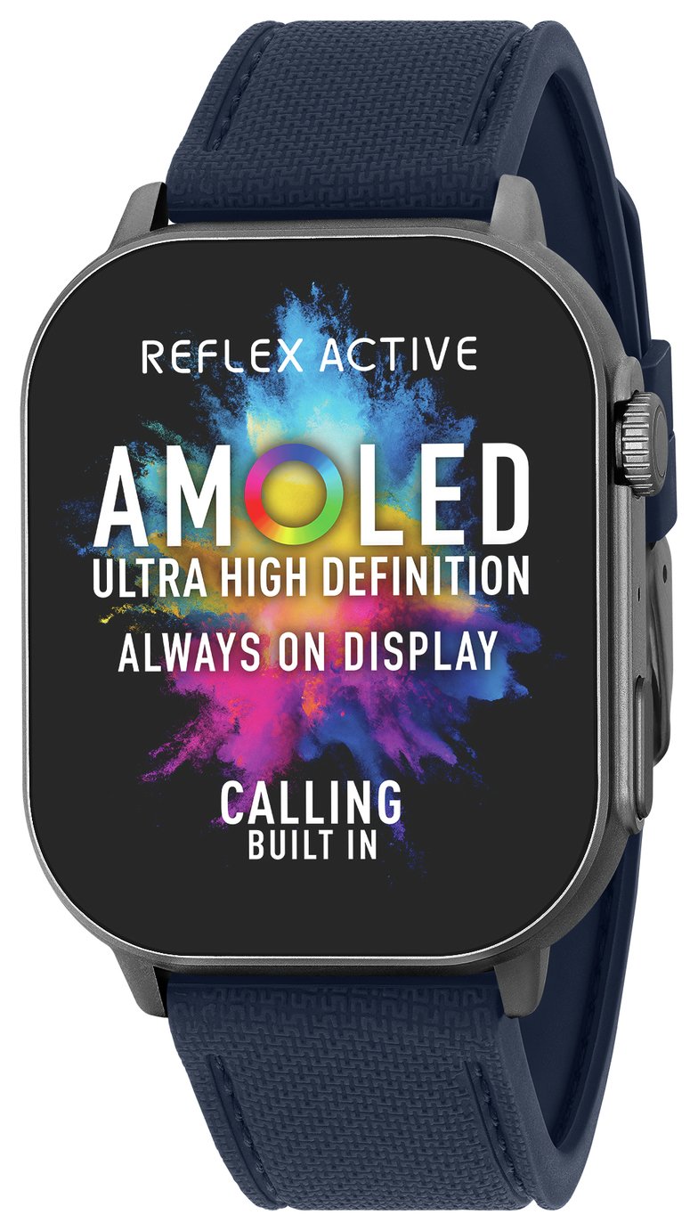 Reflex Active Series 29 Amoled Navy Calling Smart Watch