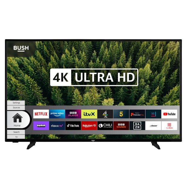Buy Bush 58 Inch Smart 4K UHD HDR LED Freeview TV | Televisions | Argos