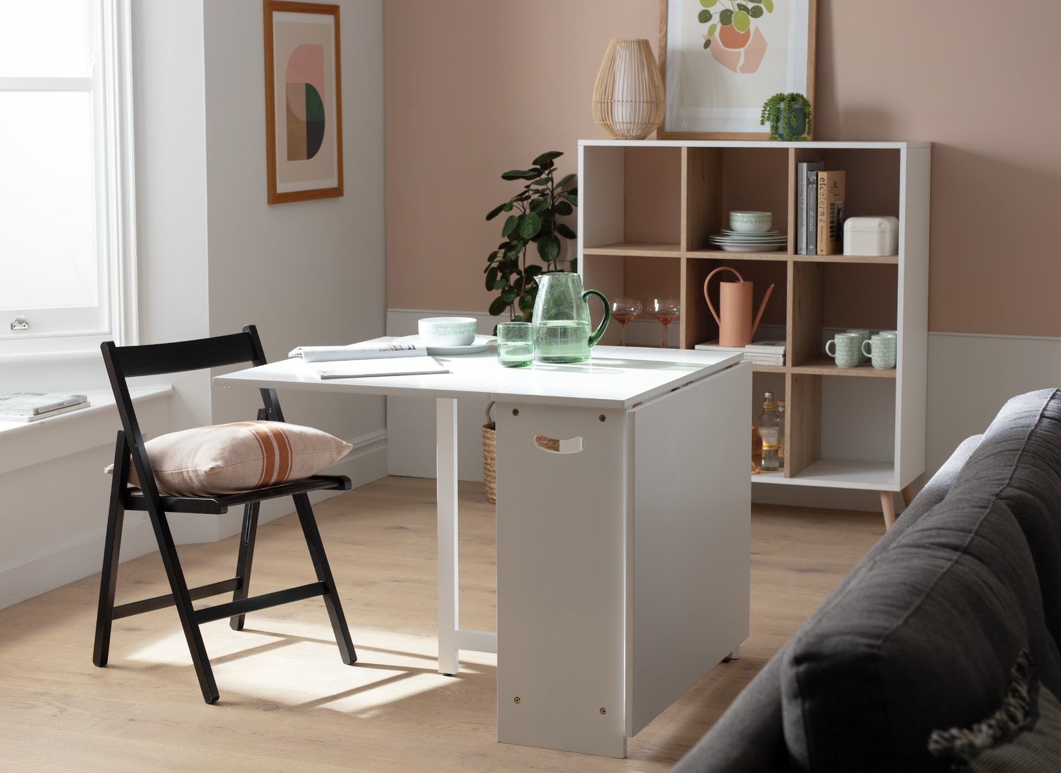 Argos Home Toby Folding 4 - 6 Seater Dining Table - White