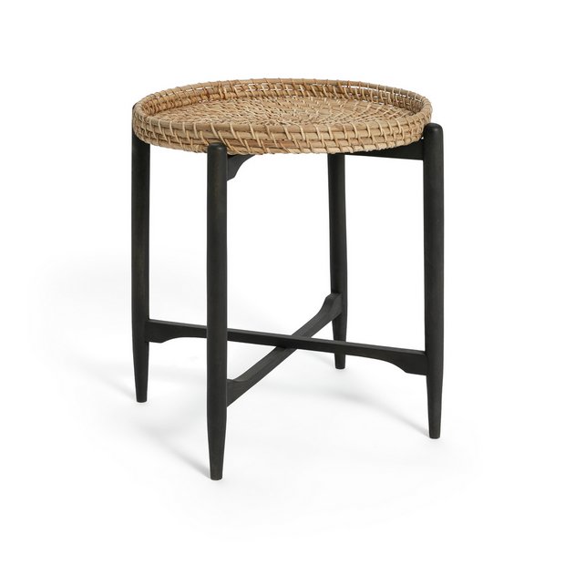 Marte rattan deals side table