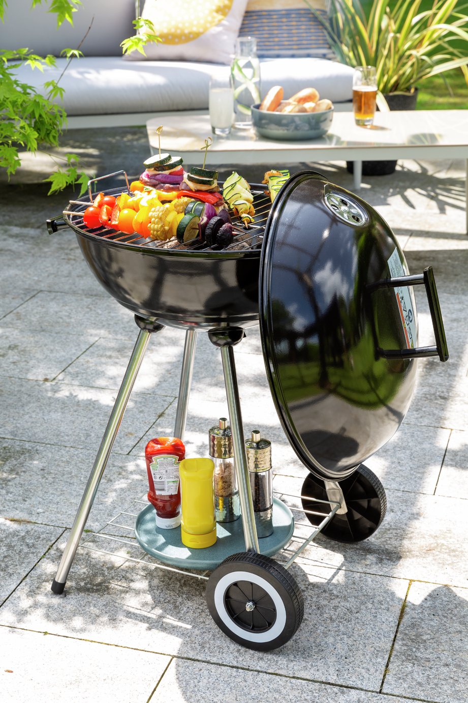 Argos Home 43cm Kettle Charcoal BBQ