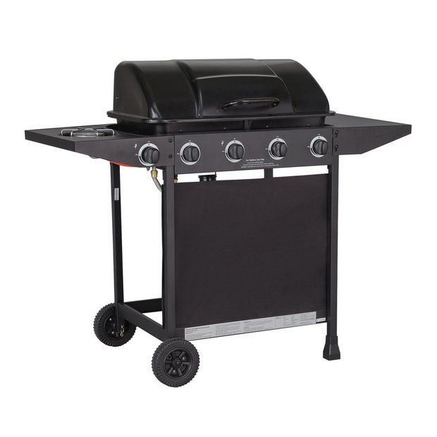 Buy Argos Home 4 Burner with Side Burner Gas BBQ | Barbecues | Argos