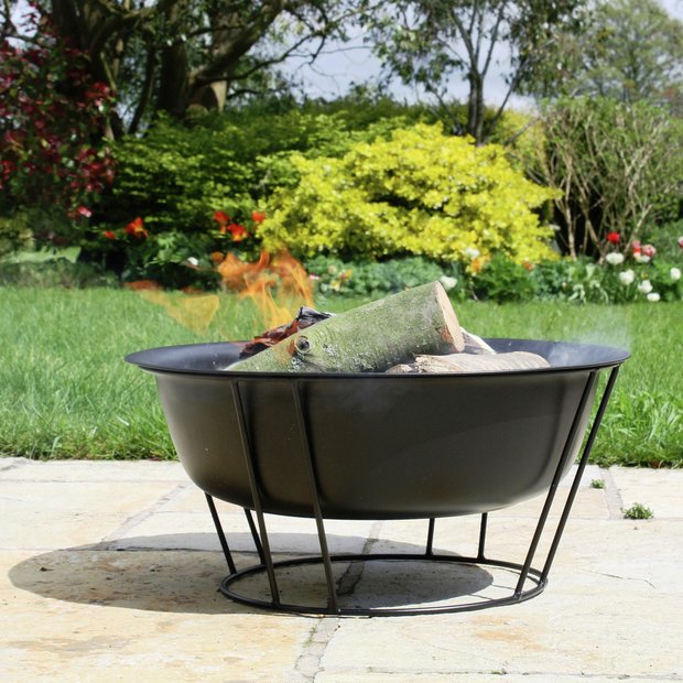 Buy La Hacienda Steel Firepit Fire Pits Argos