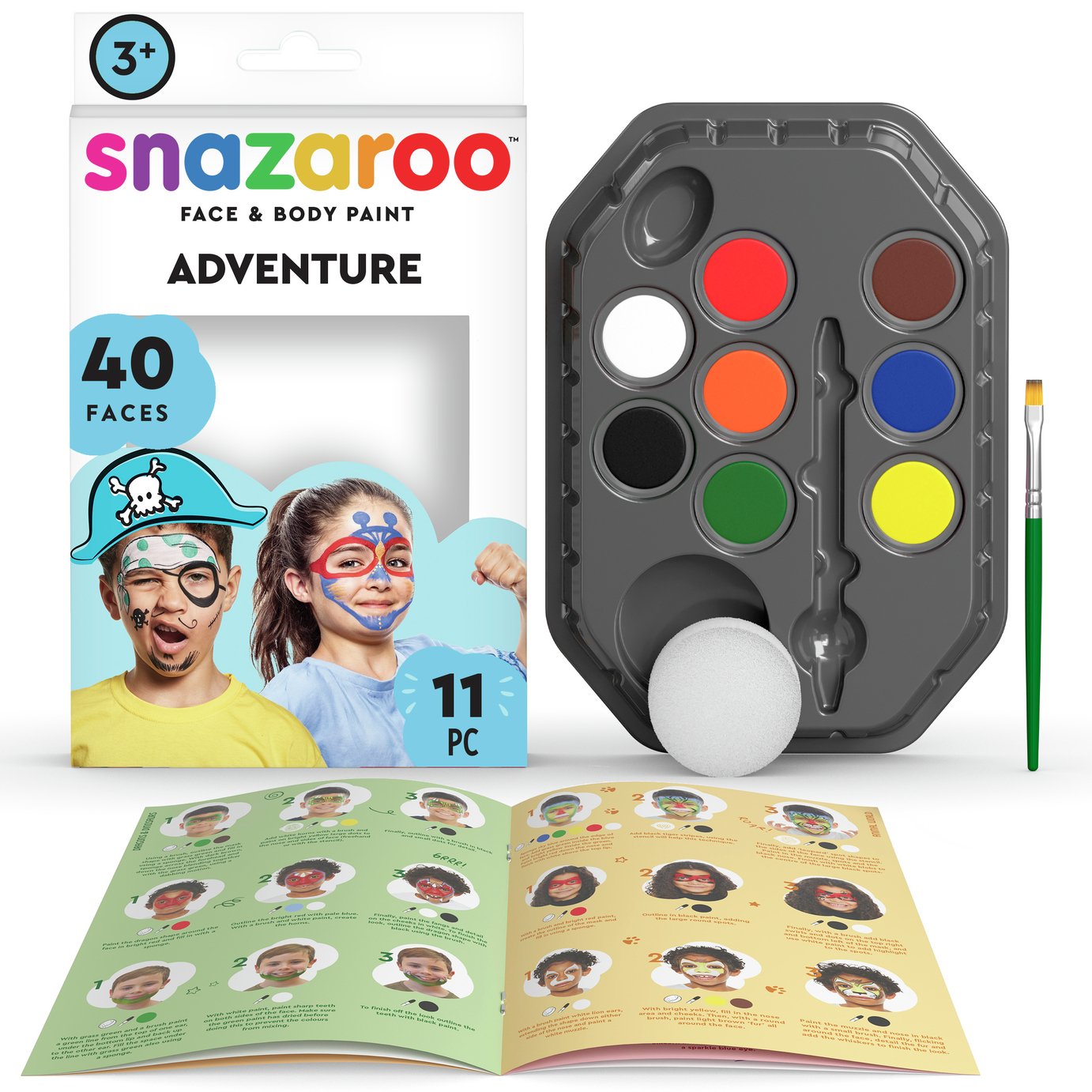 Snazaroo Adventure Face Paint Kit