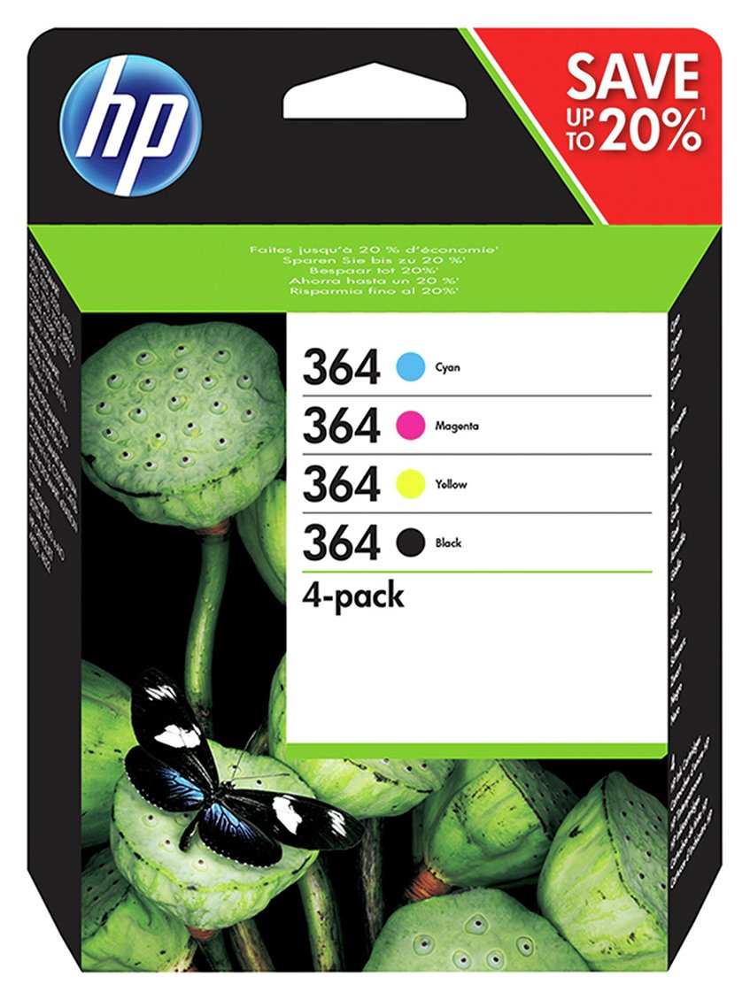 HP 364 Original Ink Cartridges - Black & Colour