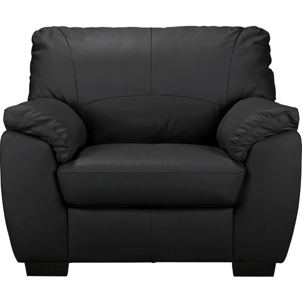 Argos leather armchair new arrivals