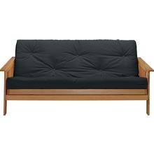 Buy HOME Mexico 2 Seater Futon Sofa Bed - Black at Argos.co.uk - Your ...