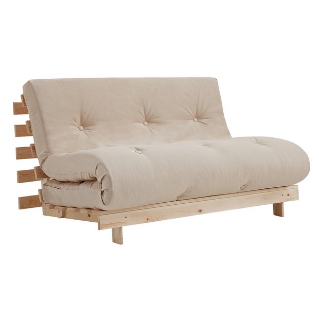 Buy Argos Home Tosa 2 Seater Futon Sofa Bed - Natural | Sofa beds | Argos