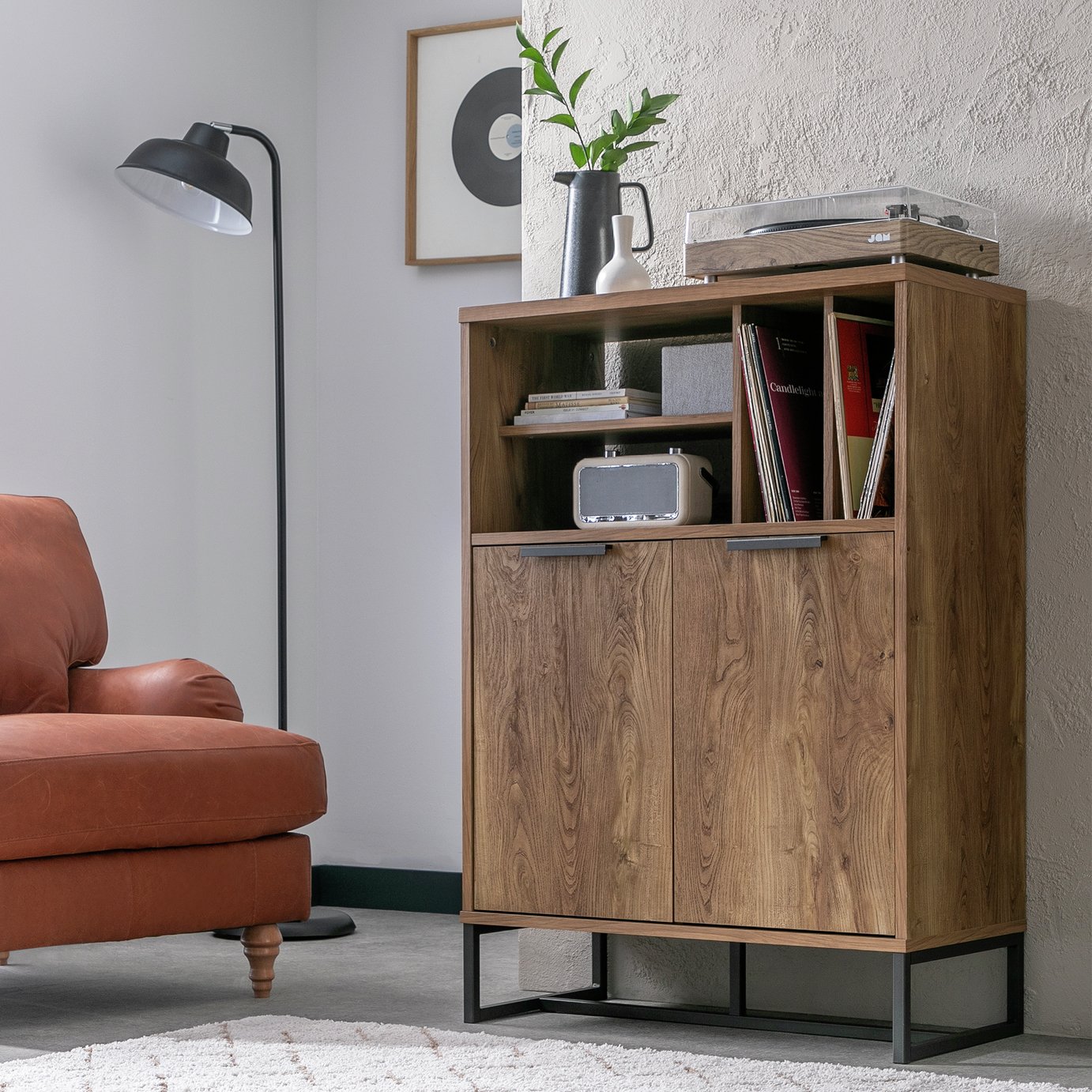 Habitat Nomad 2 Door Cabinet - Natural