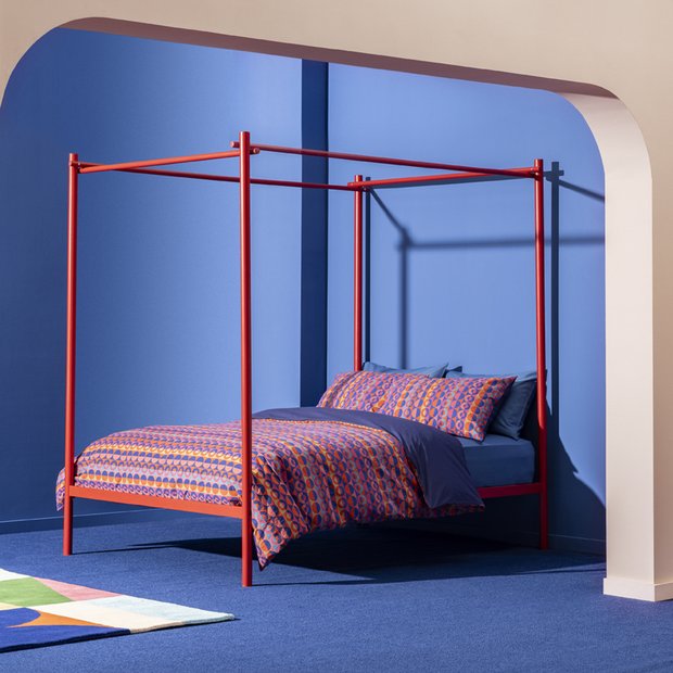 Argos four poster bed discount