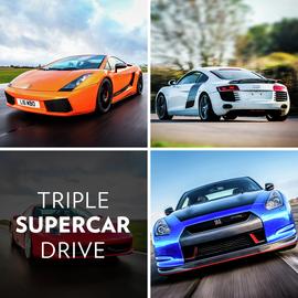 Activity Superstore Triple Supercar Drive Gift Experience