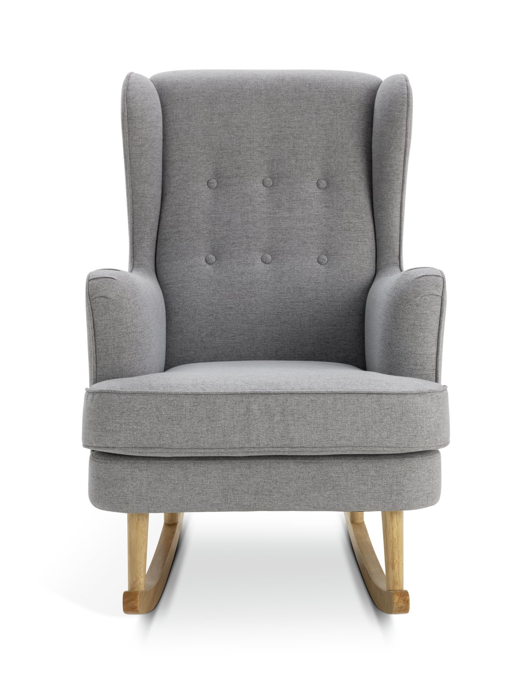 Habitat Callie Fabric Rocking Chair - Light Grey