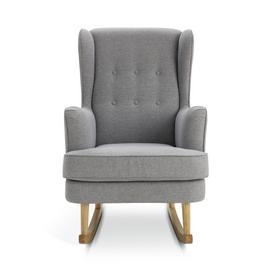 Habitat Callie Fabric Rocking Chair - Light Grey