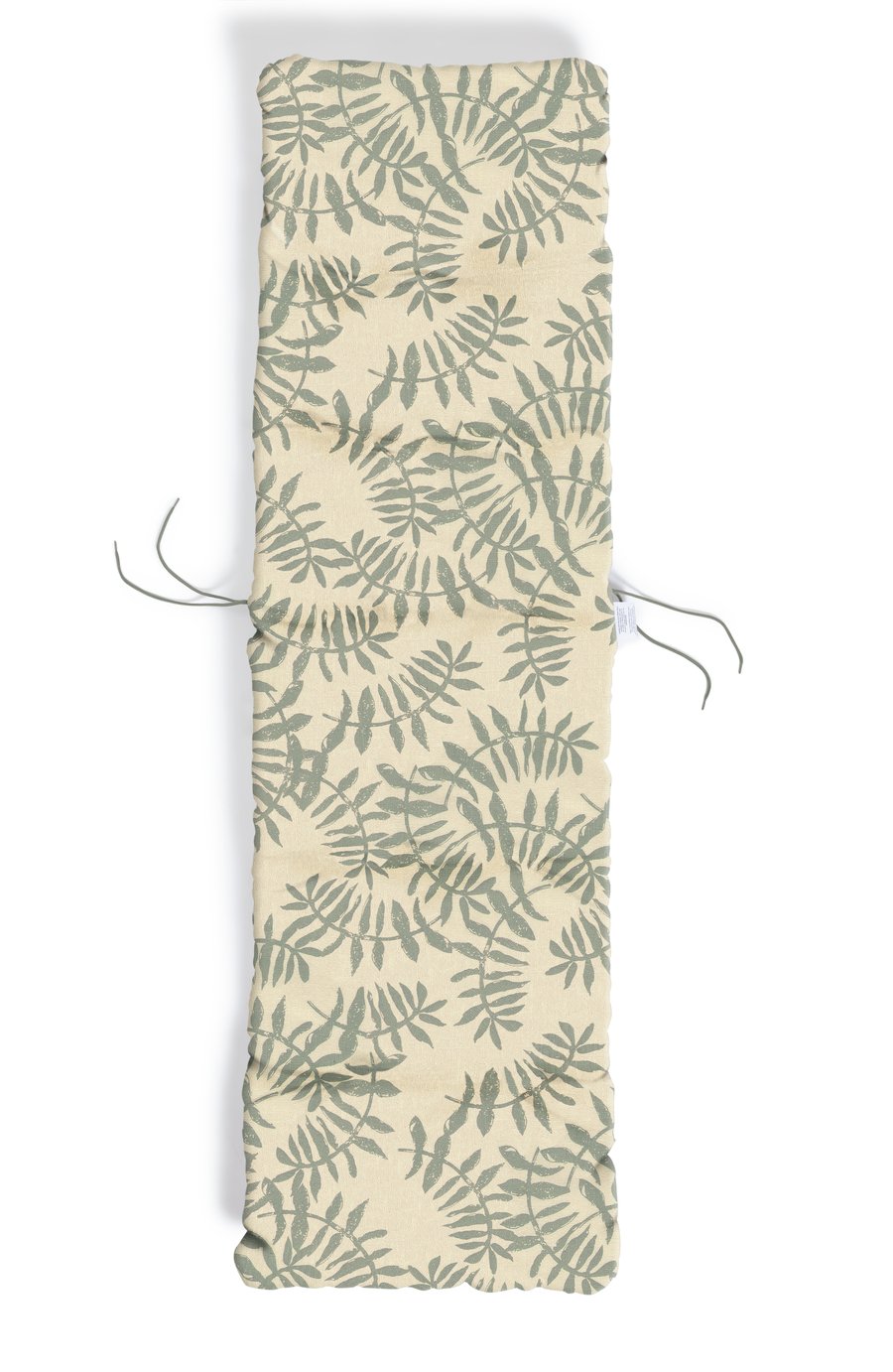 Argos Home Lino Leaf Garden Chair Cushion - Green