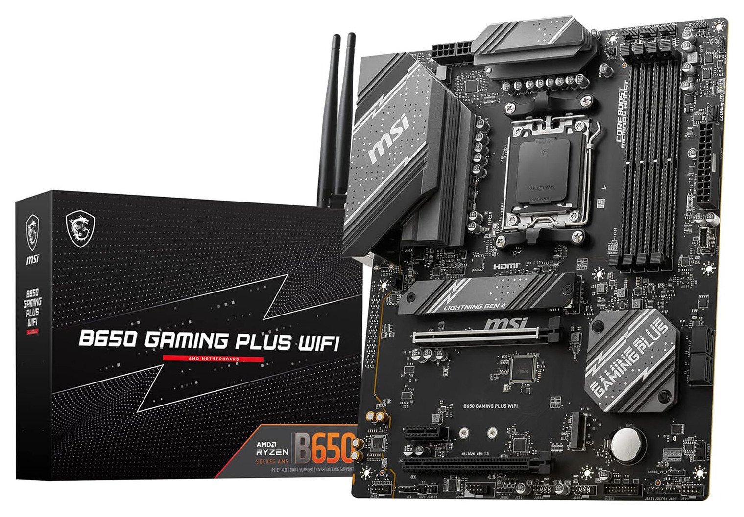 MSI AM5 AMD B650 Gaming Plus WiFi Motherboard