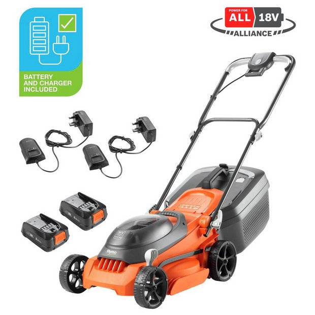 Cordless deals lawnmowers argos