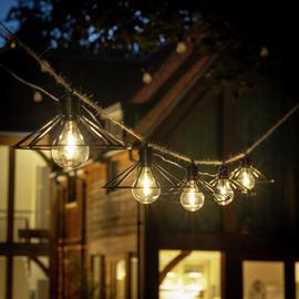 Buy Habitat 20 Warm White Festoon Solar Lights Fairy lights and