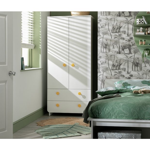Buy Habitat Kids Rudi 2 Door Wardrobe White Kids wardrobes Argos
