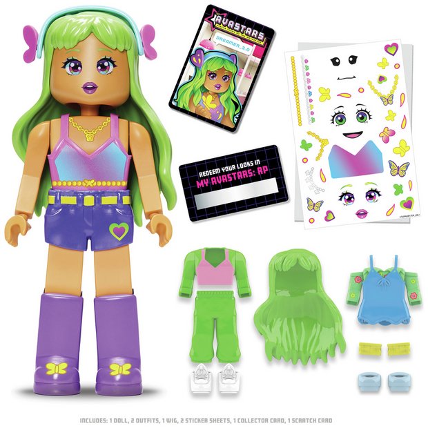 My Avastars Dreamer 3.0 - 11 Fashion Doll with Extra Outfit - Personalize  Over 100 Looks