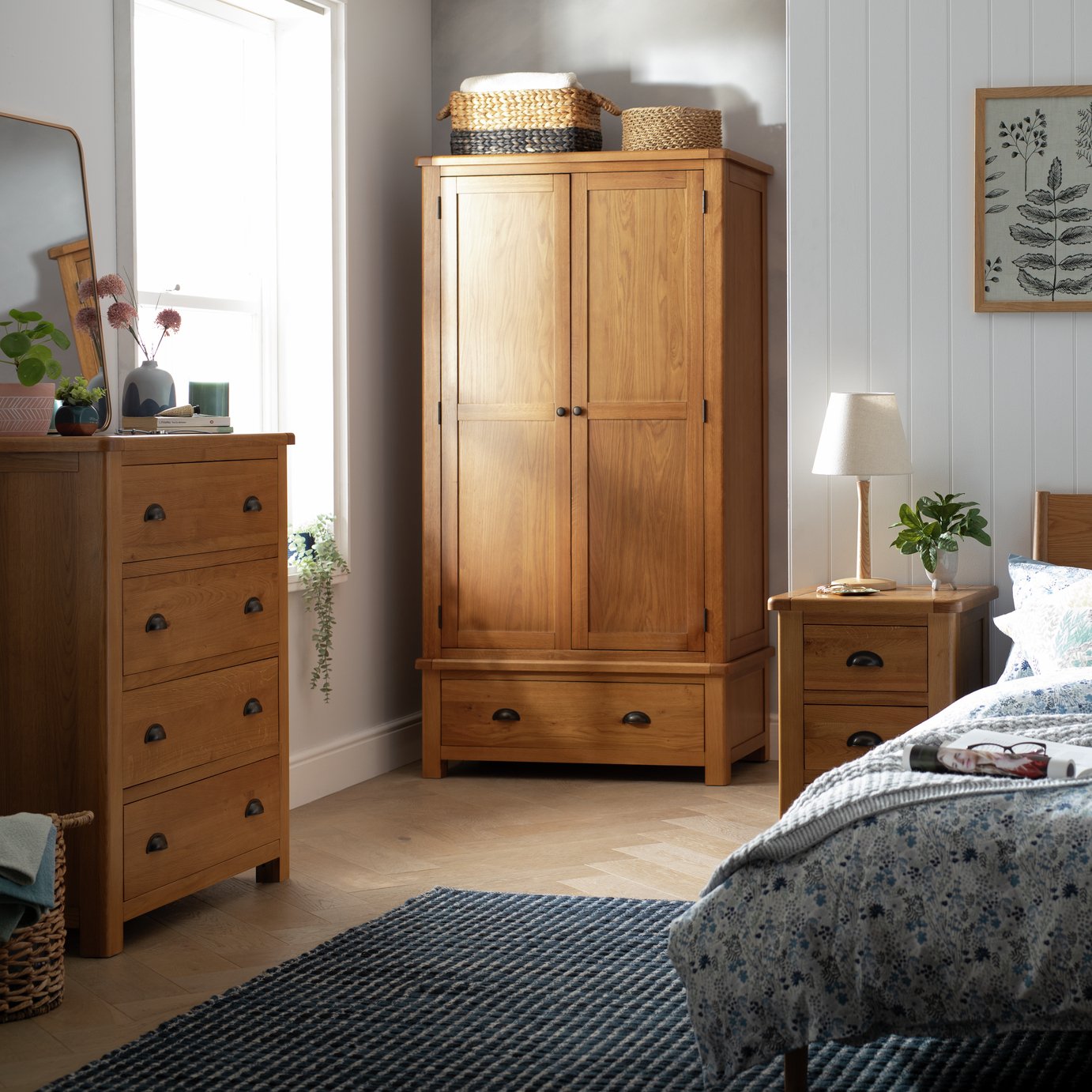 Argos Home Kent 3 Piece 2 Door Wardrobe Set