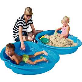 Chad Valley Sand and Water Pit - Blue