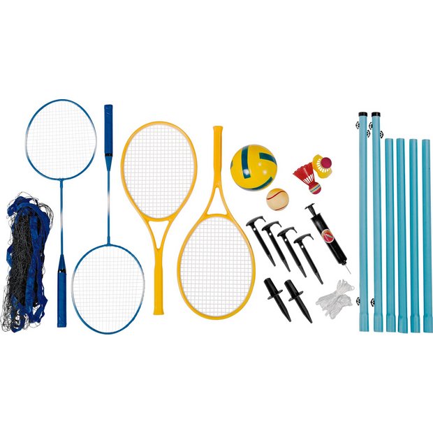 Buy Chad Valley Tennis, Badminton and Volleyball Set at Argos.co.uk ...