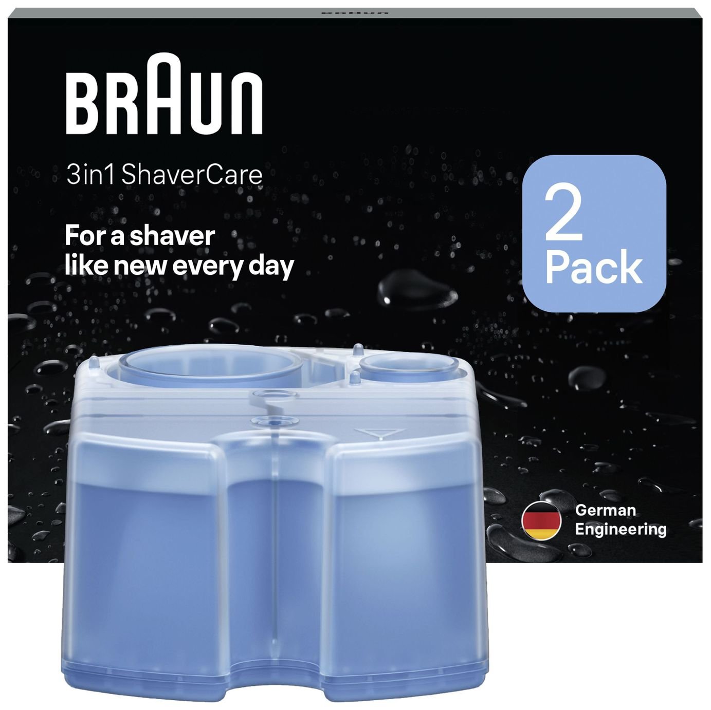 Braun Clean and Renew Shaver Cartridges - 2 Pack