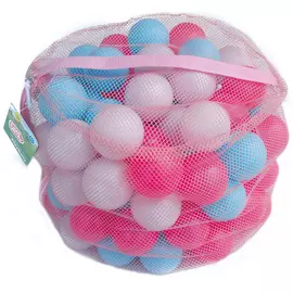 Chad Valley Bag of 100 Pink and Blue Play balls