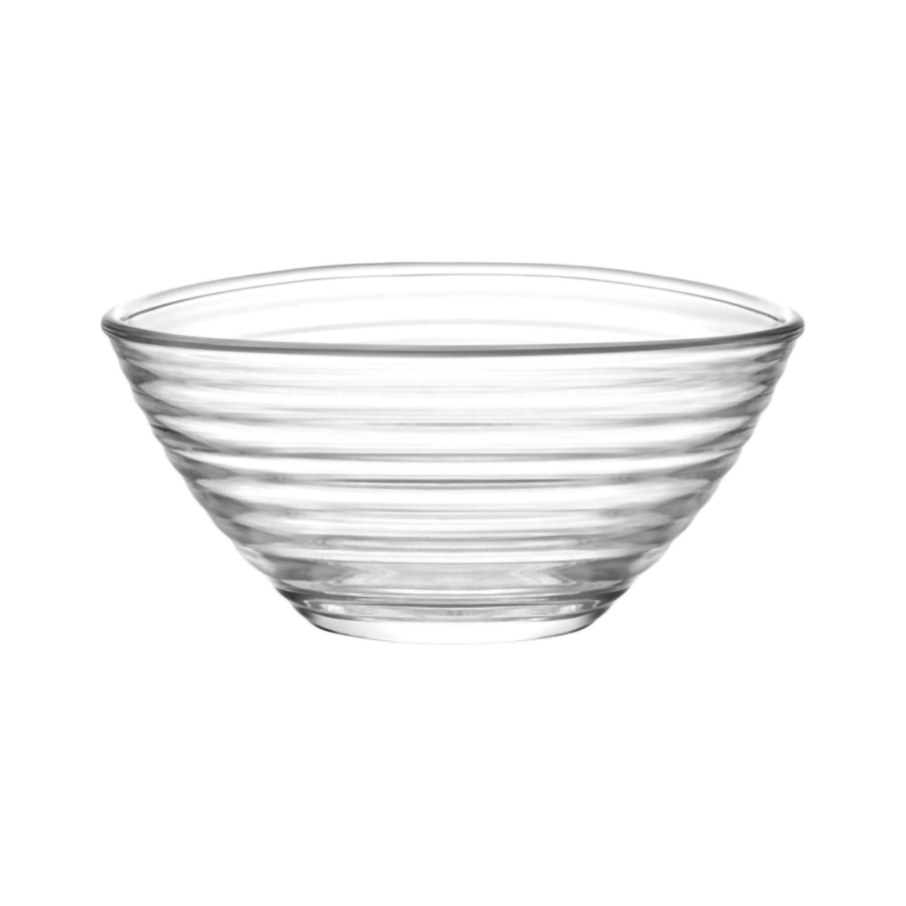 LAV Derin Glass Serving Bowl -  Clear
