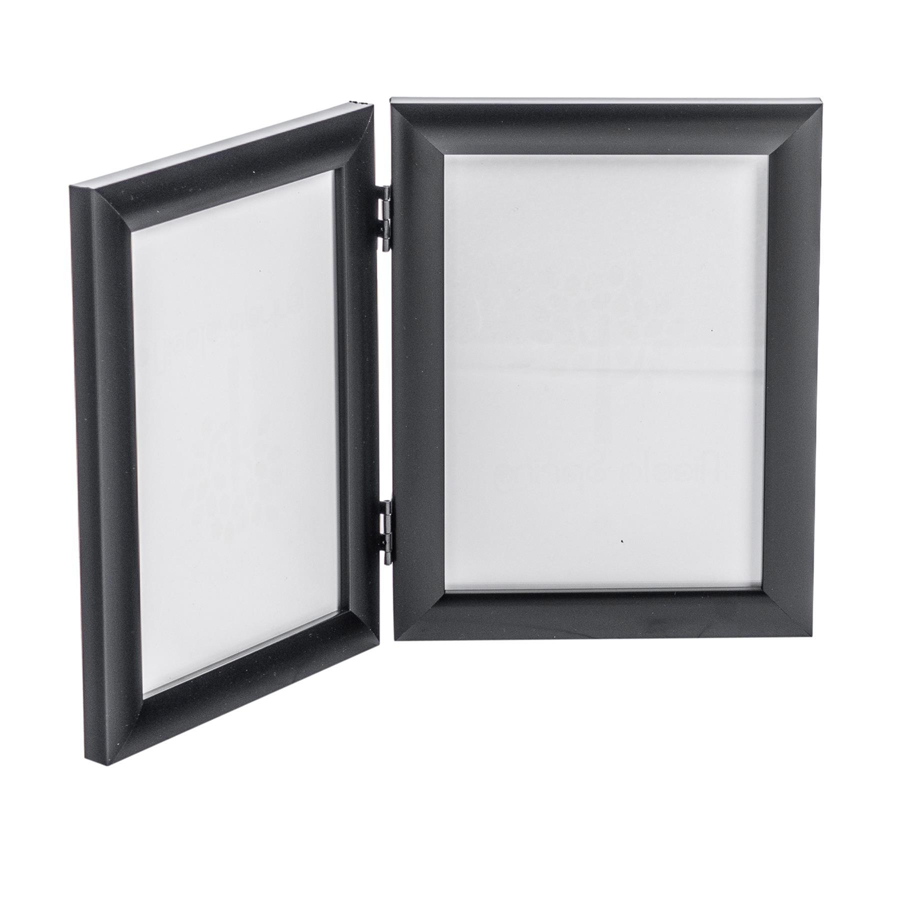 Nicola Spring Folding 2 Photo Frame 5 x 7" - Black
