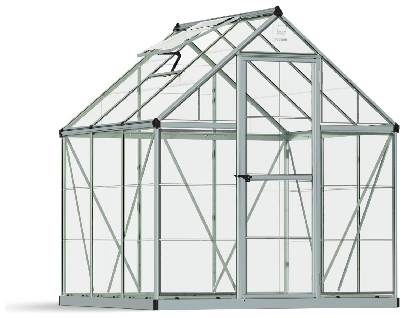 Palram - Canopia Harmony Silver Greenhouse - 6 x 6ft.