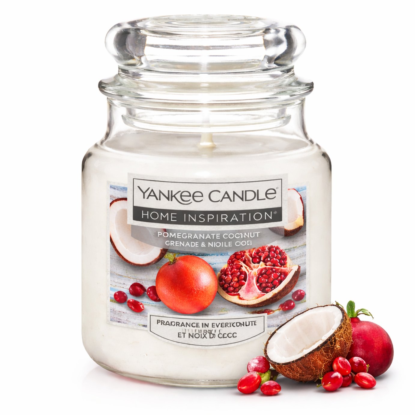 Yankee Candle Medium Scented Candle - Pomegranate Coconut