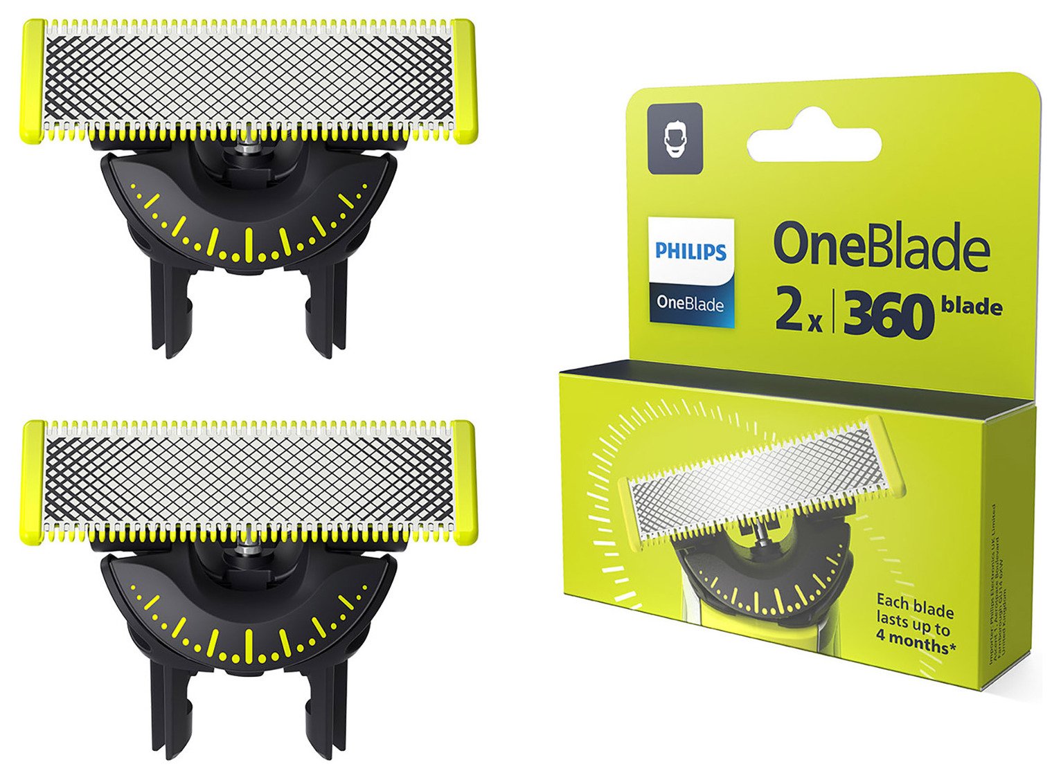 Philips OneBlade Replacement Razor Blade Heads 2 pk QP420/50