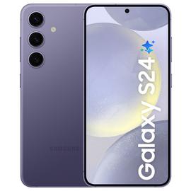 SIM Free Samsung Galaxy S24 5G 256GB AI Mobile Phone Violet