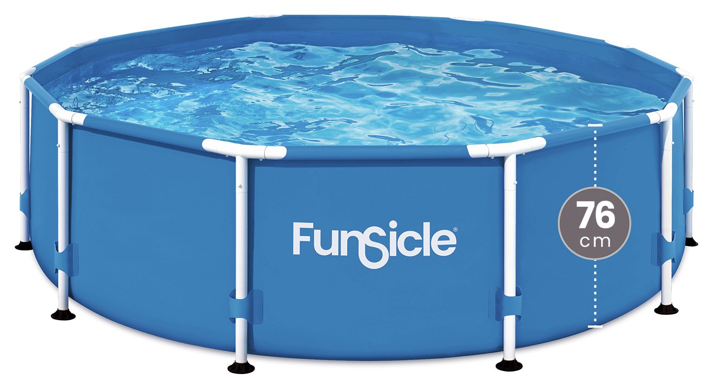 Funsicle 10ft Round Frame Paddling Pool