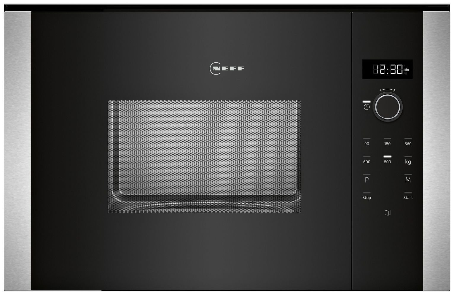 Neff HLAWD23N0B 800W Built In Microwave - Stainless Steel